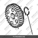 Gear output (1180460-T0301)
