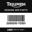 Wheel assembly (2000010-T0301) barcode
