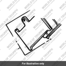 Brake Pad Set, x 2 Pads (2020073-T0301)