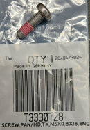 T3330728 | Screw Pan/Hd Tx M5 x 16 Enc