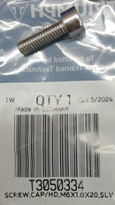 T3050334 | Screw Cap/Hd M6 x 20 Slv