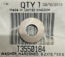 T3550184 | Washer Hardened 8.2 x 18.7 x 2