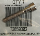 T3050303 | Capscrew SKT HD M6 x 35 Pltd