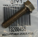 T3200455 | Bolt HHF M8 x 33 A2 S/S
