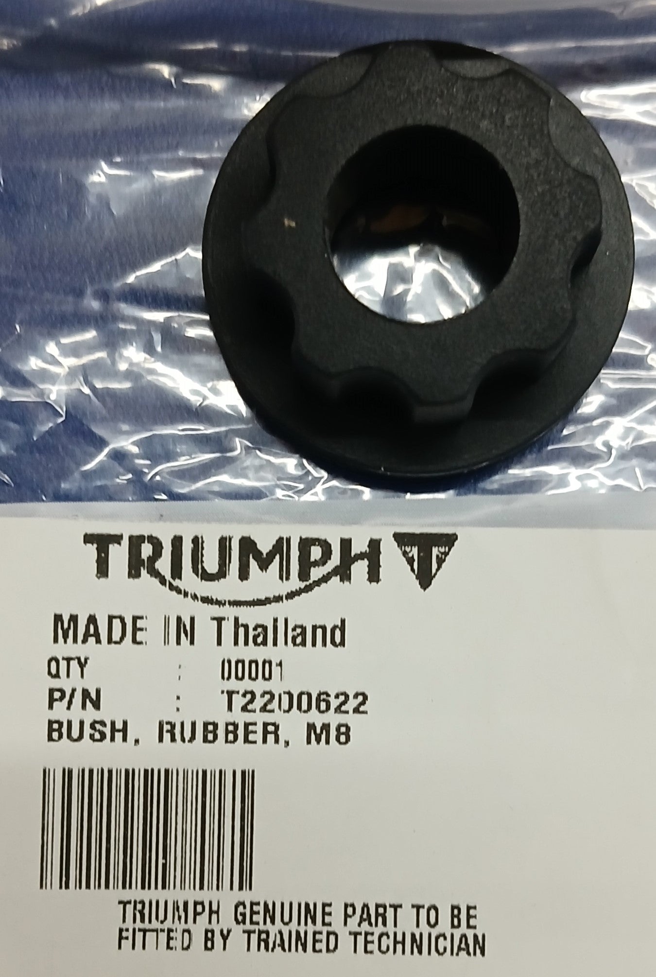 T2200622 Bush Rubber M8 Triumph Genuine Part – World Of Triumph