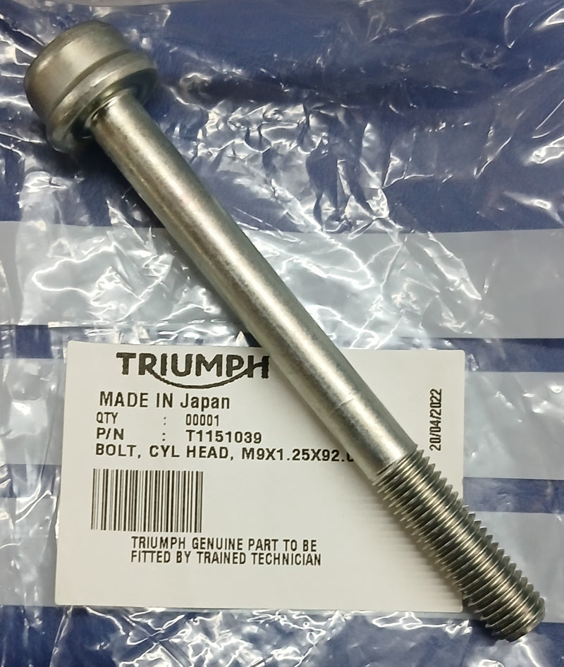 T1151039 | Bolt Cyl Head M9 x 92