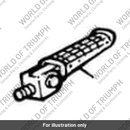 Footrest assembly rear (2080056-T0301)