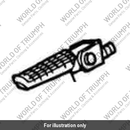 Footrest assembly rear (2080057-T0301)