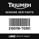 Water pipe (2100116-T0301) barcode