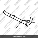 Downpipe rh (2200088-T0301)