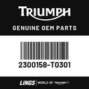 Mirror assembly RH (2300158-T0301) barcode