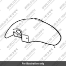 Front mudguard (2303400-T0301)