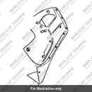 Lower fairing lh (2306143-T0301)