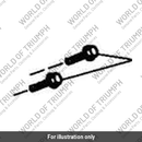 Bolt, M8 x 45 (3200131-T0301)