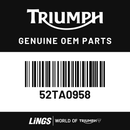 Side Cover, Rear, LH Aluminium Silver, with  Decal (52TA0958) barcode