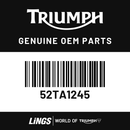 Side Cover, Rear, LH Racing Yellow, with Decal (52TA1245) barcode