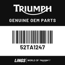 Side Cover, Rear, RH Racing Yellow, with  Decal (52TA1247) barcode