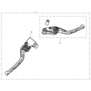 Triumph Long Adjustable Lever Kit A9628100