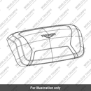 Backrest Pad, Top Box, Kit (A9500898)