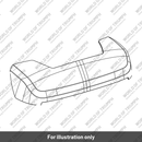 Top Box Infill Kit, Korosi Red (A9500904-DG)