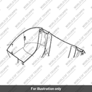 Lid Cover Kit, Top Box (A9508156-JI)