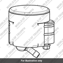 CNC Machined Front Reservoir (A9620057)