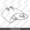 Rear Light Assy Kit, Clear (A9700074)