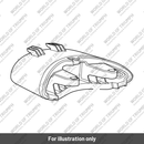 Rear Light, LED, Clear, Sealed (A9708257)