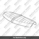 Quilted Bench Seat Brown (A9708595)