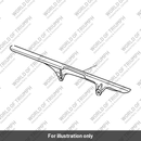 Upper Chain Guard, Carbon F (A9720110)