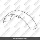 Mudguard, Front, Chrome (A9730054)