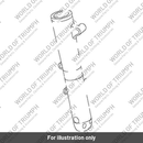 Fork Slider, Chrome, RH (A9730282)