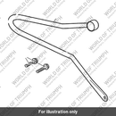Pannier Rail, LH, Chrome (A9733403)