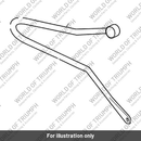 Pannier Rail, RH, Chrome (A9733404)