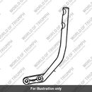 Passenger Backrest Low LH Chrome (A9733451)