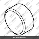 Axle Nut Cover, 24mm (A9733485)
