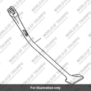 Side Stand Kit, Chrome (A9738039)