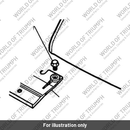 Bracket, Windshield Bag (A9750057)