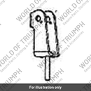 Brkt, Pillion Footpeg, RH (A9750557)