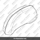 Passenger Backrest Pad (A9750732)