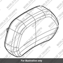 Pad, Backrest, Leather (A9759205)