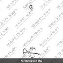 Footrest, Pair, Type 1, Grey (A9770037)