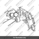 Bracket, Foot Peg, Rear Set (A9770075)