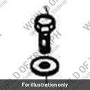 Screw, Hex HD, M8x30, SS (A9910038)