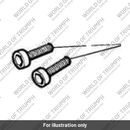 Screw, M8 BTN HD, Black (A9910050)