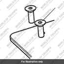 Screw, CSK, M4 x 12 (A9910129)