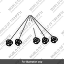 Locknut, HHF, M3, S/S (A9910225)