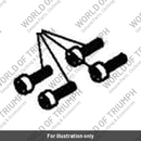 Screw, Cap/HD, M6 x 12, Blk (A9910251)