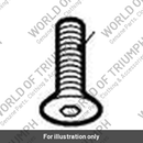 Screw, Skt Btn/HDM6 x 30, S/S (A9910291)