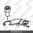 Screw, Cap/Hd, M6 x 12, Slv (A9910351)